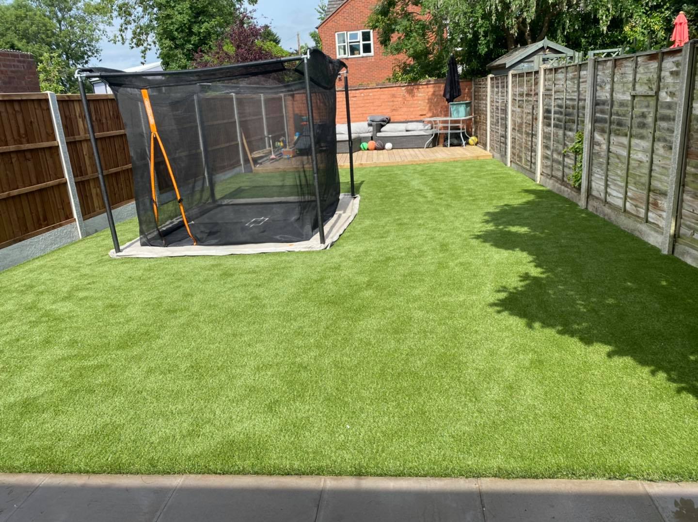 Lawn care and turf installation in Birmingham garden